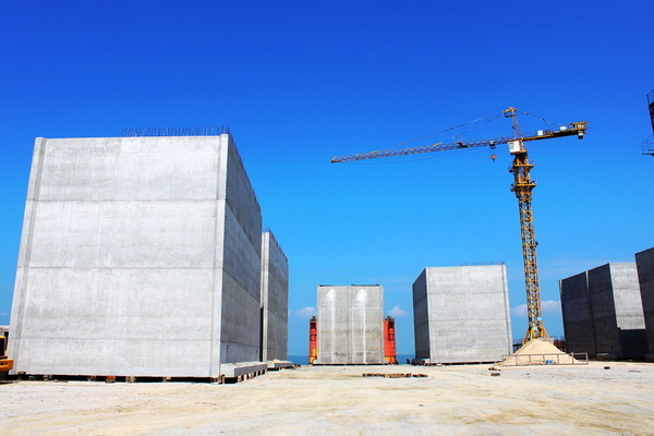 重力式码头沉箱预制