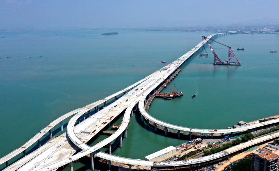 翔安大桥主线合龙 _ 交通要闻 _ 福建省交通运输厅